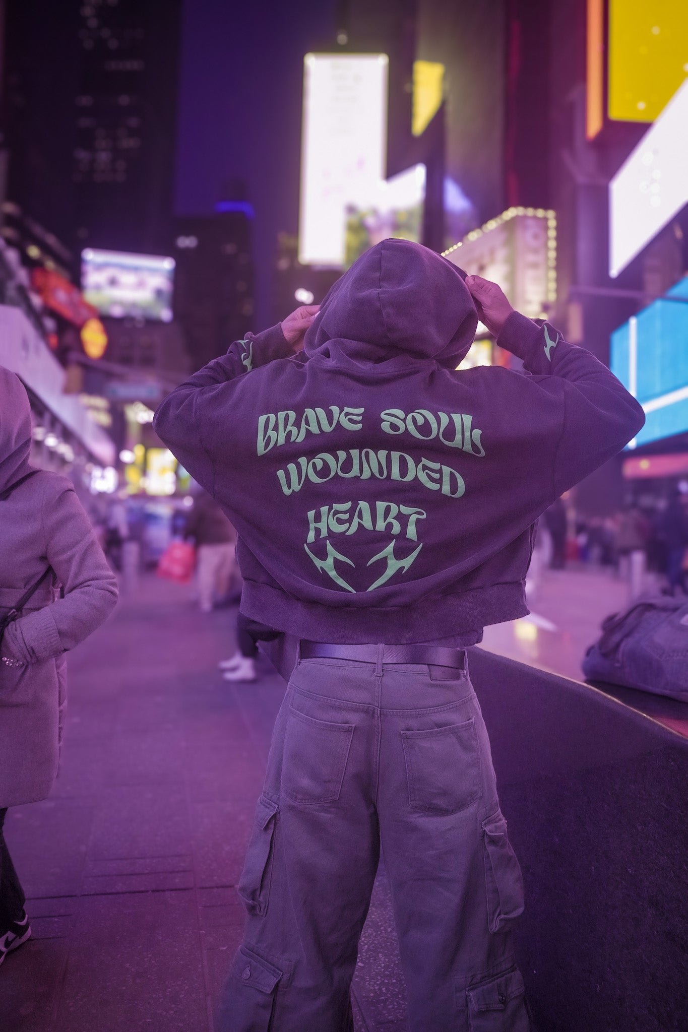 'BRAVE SOUL WOUNDED HEART' HOODIE